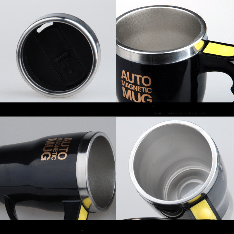 Mug Auto-Mélangeur Magnétique – La Tasse qui mélange toute seule (450ml)