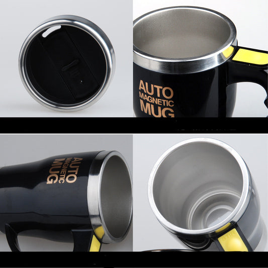 Mug Auto-Mélangeur Magnétique – La Tasse qui mélange toute seule (450ml)